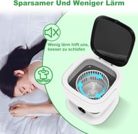 SuLiao 14L 2kg Mini Mosógép Centrifugával Kempinghez Otthonhoz Zöld - Green / White 4