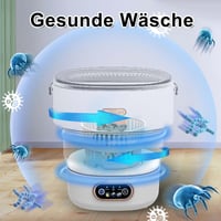 SuLiao 2-in-1 mini mosógép, hordozható, 16 L / 2,3 kg 3