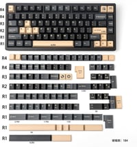 Sumgsn Doubleshot 160 Billentyűkészlet Cherry Profile 7U Space Bar 61-104 Gomb 6