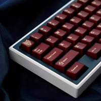 Sumgsn PBT Doubleshot 114 billentyű Cherry profil piros mechanikus billentyűzet szett 1