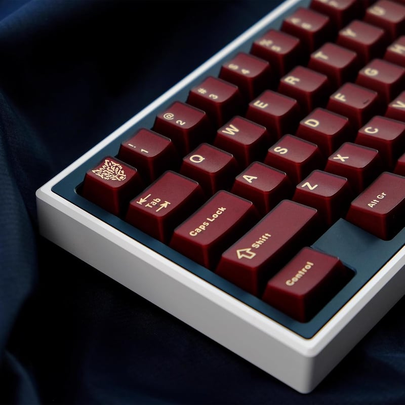 Sumgsn PBT Doubleshot 114 billentyű Cherry profil piros mechanikus billentyűzet szett