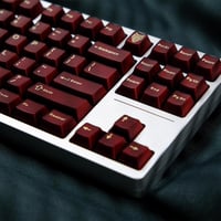 Sumgsn PBT Doubleshot 114 billentyű Cherry profil piros mechanikus billentyűzet szett 5