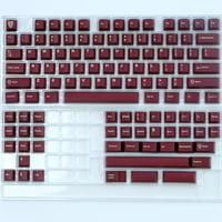 Sumgsn PBT Doubleshot 114 billentyű Cherry profil piros mechanikus billentyűzet szett 8