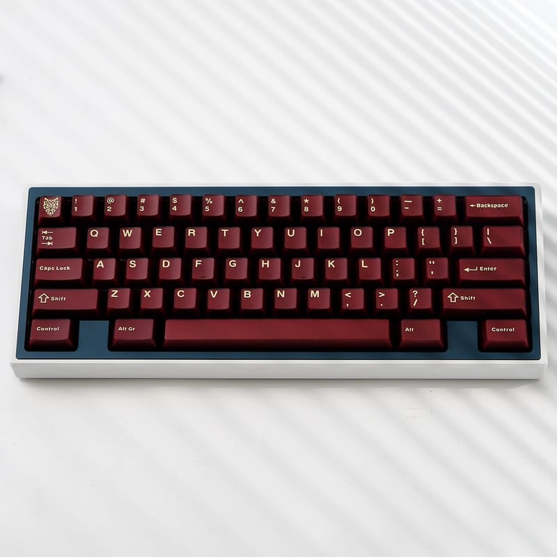 Sumgsn PBT Doubleshot 114 billentyű Cherry profil piros mechanikus billentyűzet szett