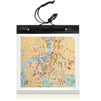 Sumind vodootporna torbica za kartu s trakom za nošenje oko vrata, PVC - 31x28 cm 1