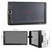 Autoradio 2 DIN Summdey cu Bluetooth, ecran tactil de 7 inchi, cameră pentru marșarier, MP5 6