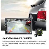 Autoradio 2 DIN Summdey cu Bluetooth, ecran tactil de 7 inchi, cameră pentru marșarier, MP5 5