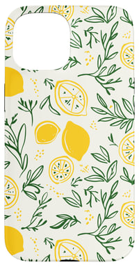 Husă Summer Market Boho cu lămâi stil mediteranean - iPhone 15 1