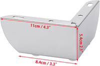 SUMNACON 4 db 5 cm acél bútor láb szék asztal szekrény TV állvány kanapé 4