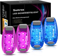 Sumree LED biztonsági fény szett 2db klippes hátizsák világítás 1