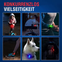 Sumree LED biztonsági fény szett 2db klippes hátizsák világítás 5
