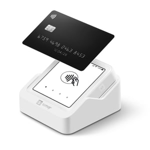 SumUp Solo POS terminal – WiFi i ugrađena SIM kartica, dodirni zaslon, prihvaća Apple Pay, Google Pay, debitne i kreditne kartice, bez mjesečne naknade