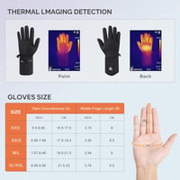 Sun Will elektromos fűtött kesztyű férfiaknak és nőknek XL-XXL 6