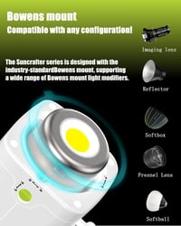 suncrafter Light S200B PRO Kompakt Napelemes Lámpa - Hordozható Kültéri Világítás 2kg Súllyal - Energiatakarékos LED Fényforrás 7