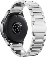 SUNDAREE Ezüst Okosóra Szíj - Prémium Csereszíj Okosórákhoz, Kompatibilis Modell SXG-SILVER-SZ, Könnyű Fém Kivitel 2