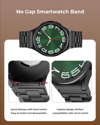 Sundaree Okosóra Szíj - Univerzális Csereszíj Unisex Smartwatch-hoz, Fekete, ACTIVE2 Modell, Kompatibilis Modellekhez 5