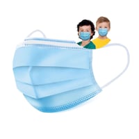 Sundeer 50db Gyermek Sebészeti Maszk, Olasz Gyártás, CE Tanúsított, BFE 99%, Latex Mentes 1