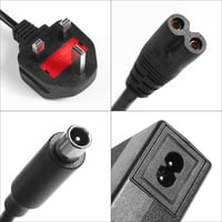 Nabíjačka na elektrickú kolobežku SUNDELY 42V 2A pre Xiaomi Mi 1S, M365, Pro 2, Aovo Pro, Segway Ninebot ES2, G30, Pure Air Pro, čierna, 8mm, 1-pinová 3