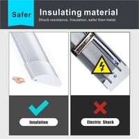 Sundertech LED Batten 60cm Meleg/Semleges/Hideg Fehér Választható Konyha Garázs 7