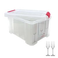 Cutie de depozitare din sticlă cu capac Sundis Champ Store – Organizator tip borcan pentru conserve 1
