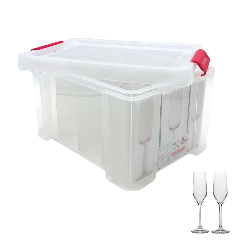 Cutie de depozitare din sticlă cu capac Sundis Champ Store – Organizator tip borcan pentru conserve