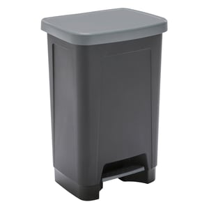 Sundis StepBin kanta za smeće s pedalom od 50 litara za kuhinjski otpad, crno-antracit, reciklirana plastika, 40x33x57,5 cm