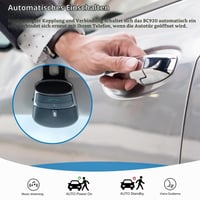 SUNITEC BC920SA Bluetooth 5.0 handsfree súprava do auta na slnečnú clonu, automatické zapnutie, podpora Siri, hlasové ovládanie, Android 5