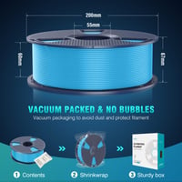 3D tlačová struna SUNLU PLA+ 2.0 1,75 mm – kostná biela – 1 kg 3