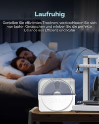Sušička filamentu SUNLU S1 Plus so vstavaným cirkulačným ventilátorom, kompatibilná s PLA/PETG/TPU, pre 1,75 mm/2,85 mm/3,00 mm struny, biela 7