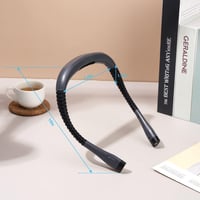 SUNNEST Nyakba akasztható olvasólámpa, 3 szín, 3 fényerő, USB töltős, hajlítható karok 7