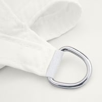 Sunny Guard Téglalap Napvédő Ponyvavászon UV Védelem Teraszra Erkélyre Kertbe 2x2m Krémfehér - 2x2, cream 3