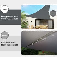 SUNNY GUARD vízhatlan napvitorla háromszög UV-védelemmel - antracit - 3x3x3 m 4