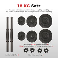 Sunny Health & Fitness č. 087 Vinylová súprava činiek 18 kg – Sada ručných činiek na cvičenie doma 10