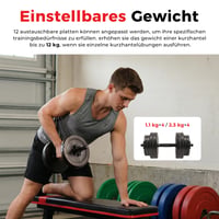 Sunny Health & Fitness č. 087 Vinylová súprava činiek 18 kg – Sada ručných činiek na cvičenie doma 7