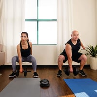 Sunny Health & Fitness č. 087 Vinylová súprava činiek 18 kg – Sada ručných činiek na cvičenie doma 12