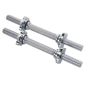 Sunny Health & Fitness STDBH-14 chrómovaná závitová hriadeľ na činky 36 cm, s hviezdicovými uzávermi, pre 25 mm štandardné kotúče, nastaviteľná