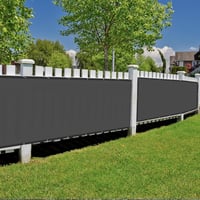 Sunnylaxx Erkélytakaró 85x300 cm - Vízálló Erkélyvédő Háló, Szélálló Erkélyburkolat, UV-védelemmel, Sötét Antracit Színben 4