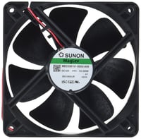 Ventilátor Sunon MEC0381V1-A99 DC 12V 120x120x38 mm 3100 ot./min 48 dBA 234,4 m³/h ložisko Vapo chladič PC 2