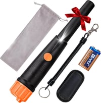 Sunpow IP68 Fémkereső Pinpointer - Teljesen Vízálló, 360°-os Keresés, 3 Üzemmód (Rezgés/Hang), Övtartóval, 9V Elemmel, 11cm Érzékelési Mélys 1