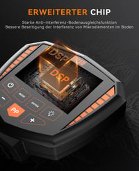 Set Detector de Metale Profesional SUNPOW, Bobină Rezistentă la Apă IP68, Identificarea a 9 Tipuri de Metale, Adâncime de 10 Inci, 5 Moduri, Anti-Interferențe, pentru Adulți și Copii 4
