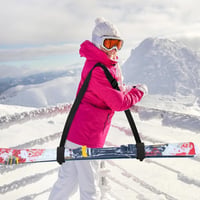 Sunshine smile 2 db sí hordszíj, univerzális, tépőzáras, sí és bot szállításához 7
