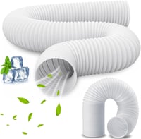 Sunshine Smile 3m-es 150mm PVC légkondicionáló kipufogó cső flexibilis szellőzőcső 1