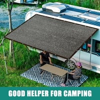 Sunshine smile Árnyékoló Háló 2,5x5m - 90% Fényvédelem, Fóliasátorhoz, Kerthez - Fekete HDPE Háló Fűzőszemekkel - Napvédő, Belátásgátló 6