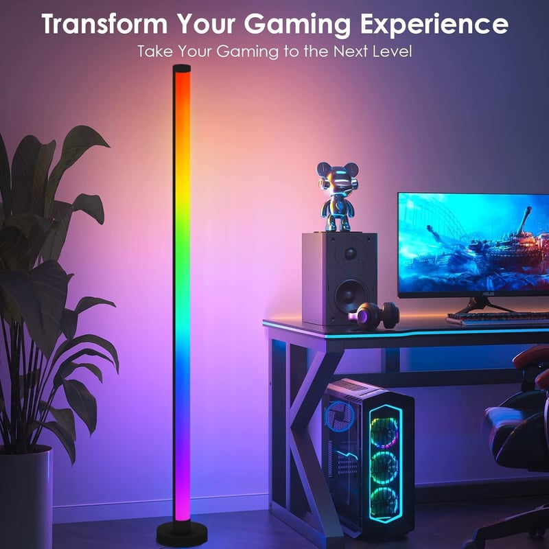 Sunshine smile LED saroklámpá RGB dimmer távirányítóval és zeneszinkronizációval