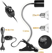 Sunshine smile Teknős Hőlámpa 25W 50W Terrárium Melegítő Reptiliumhoz 2