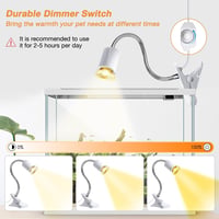 Sunshine smile Teknős Hőlámpa 25W 50W Terrárium Melegítő Reptiliumhoz 3