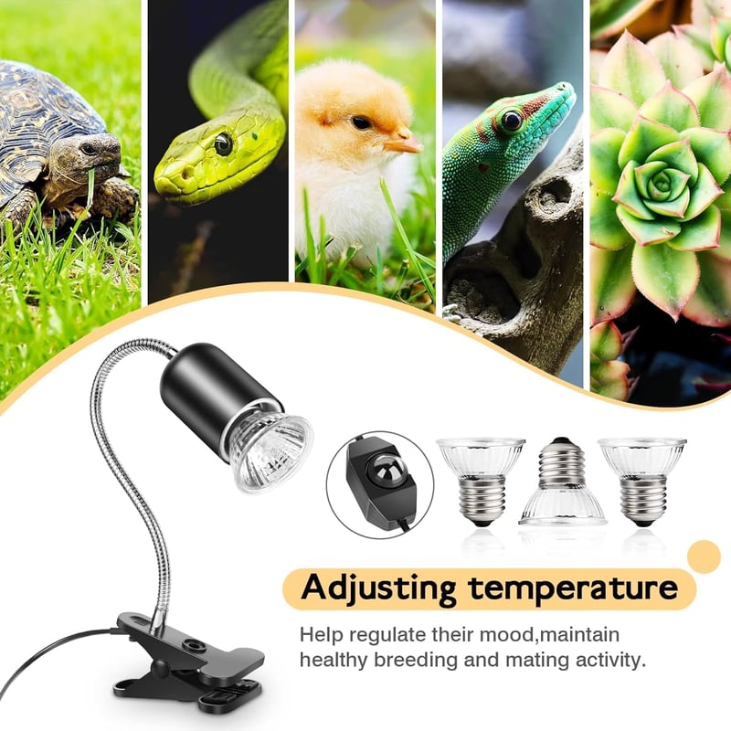 Sunshine smile Teknős Hőlámpa 25W 50W Terrárium Melegítő Reptiliumhoz