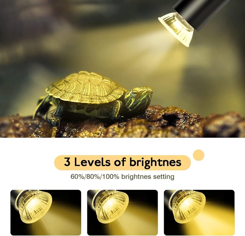 Sunshine smile Teknős Hőlámpa 25W 50W Terrárium Melegítő Reptiliumhoz