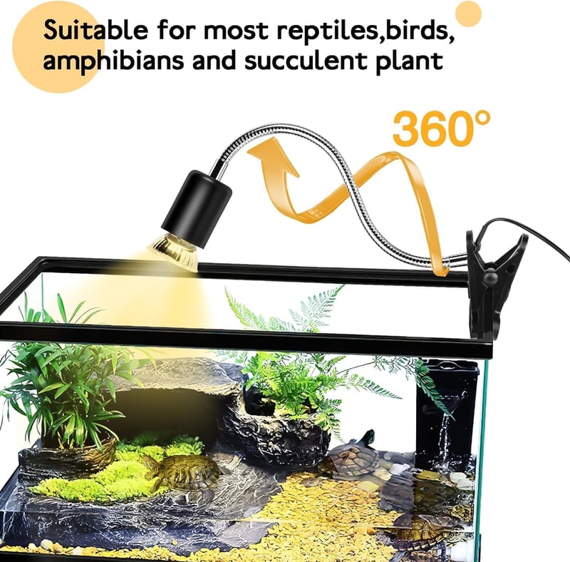 Sunshine smile Teknős Hőlámpa 25W 50W Terrárium Melegítő Reptiliumhoz