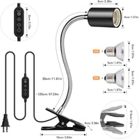 Sunshine smile Teknős Melegítő Lámpa 25W-50W Terrárium Hőlámpa Időzítővel 2